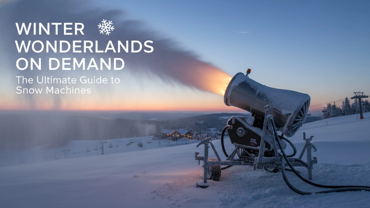 How to Choose a Snow Machine: The Definitive Checklist to Avoid Costly Mistakes (2026 Guide) - Siterui SFX