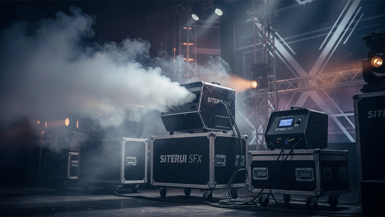 Professional fog and haze machines - Siterui SFX