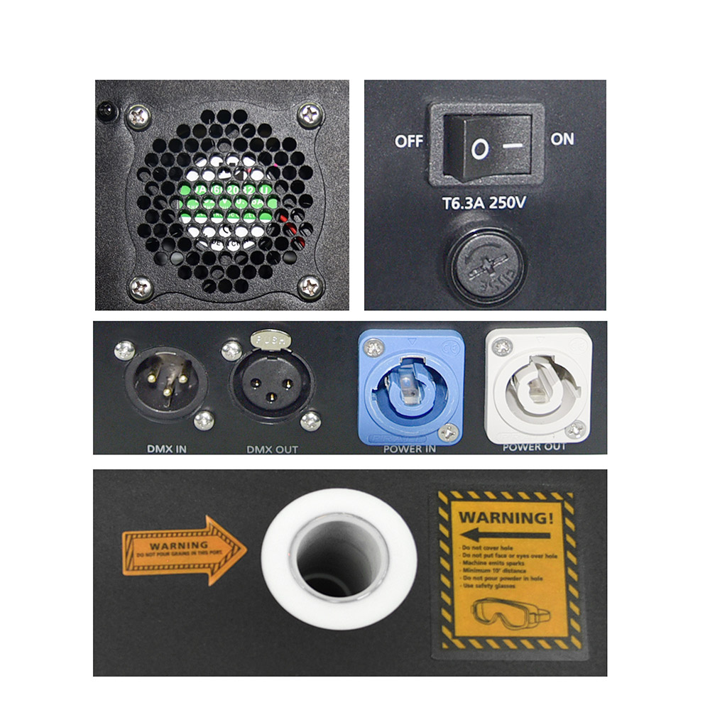 S01 600w up spark machine detail picture