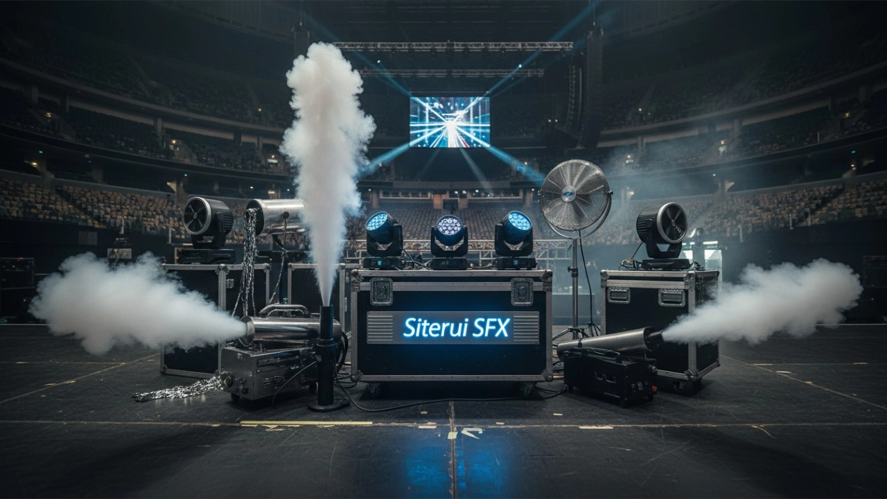Stage SFX equipment types, Professional atmospheric effects - Siterui SFX