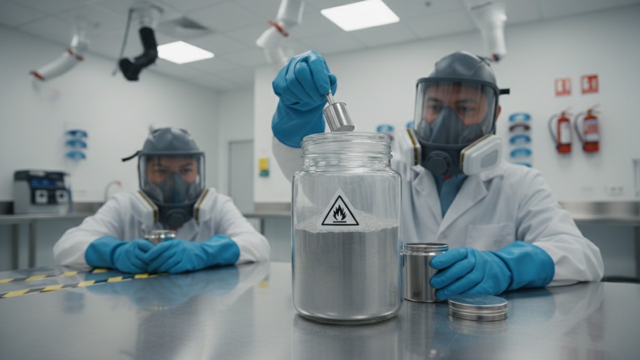 titanium alloy powder safety