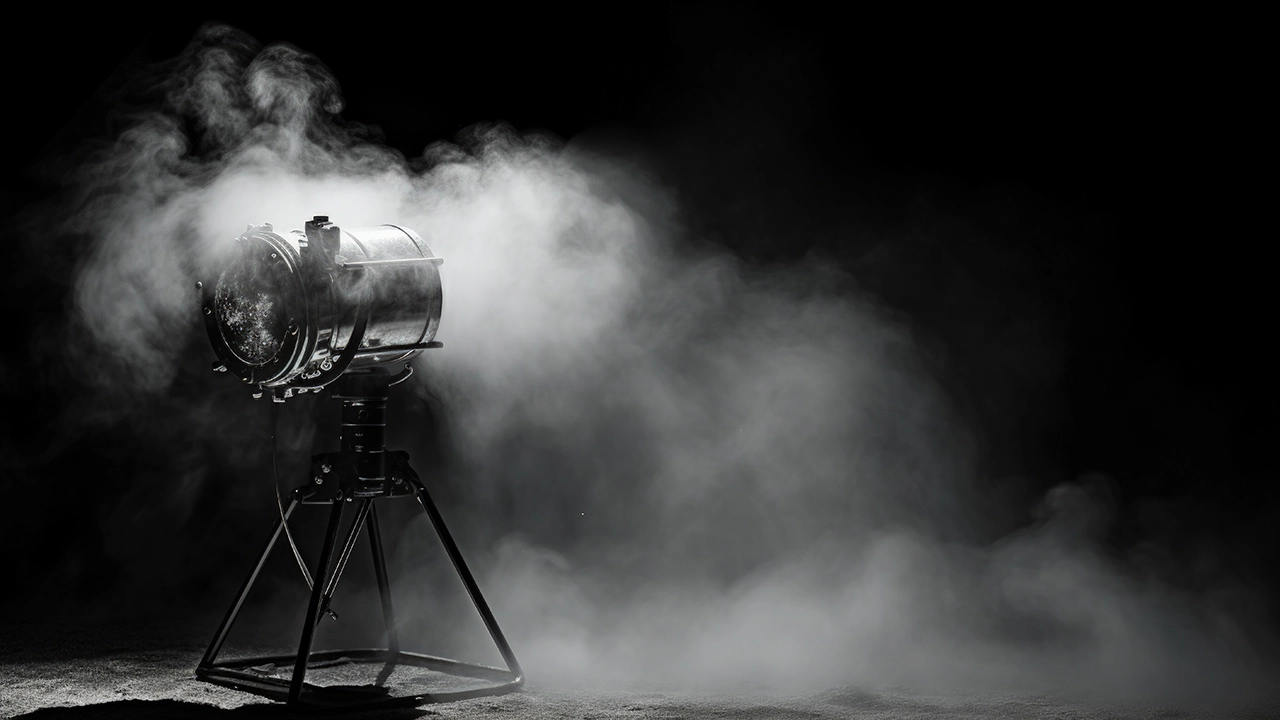 view-black-white-light-projector-theatre - Siterui SFX